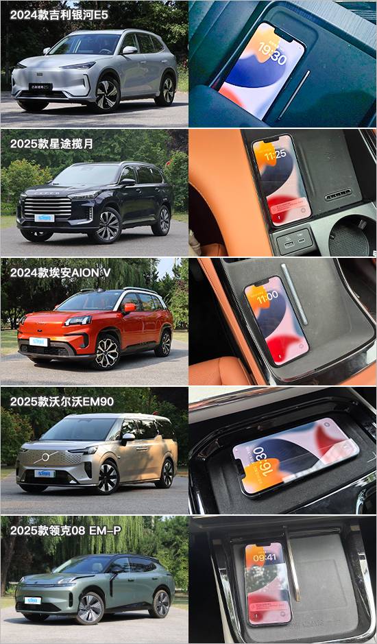 10款車型無線充電性能測試對比(11)